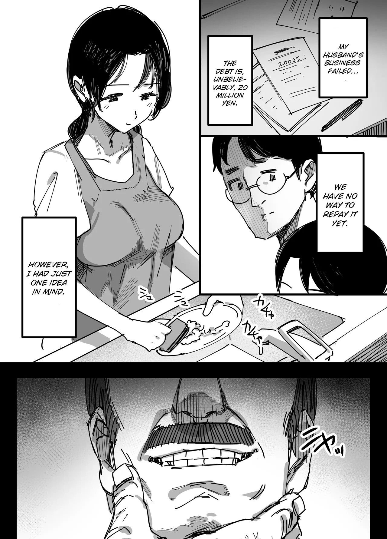 Hentai Manga Comic-My Husband's Debt: A Wife Sells Herself to Her Father-in-Law as Creampie Repayment-Read-3